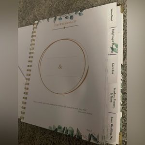 Wedding planner book
